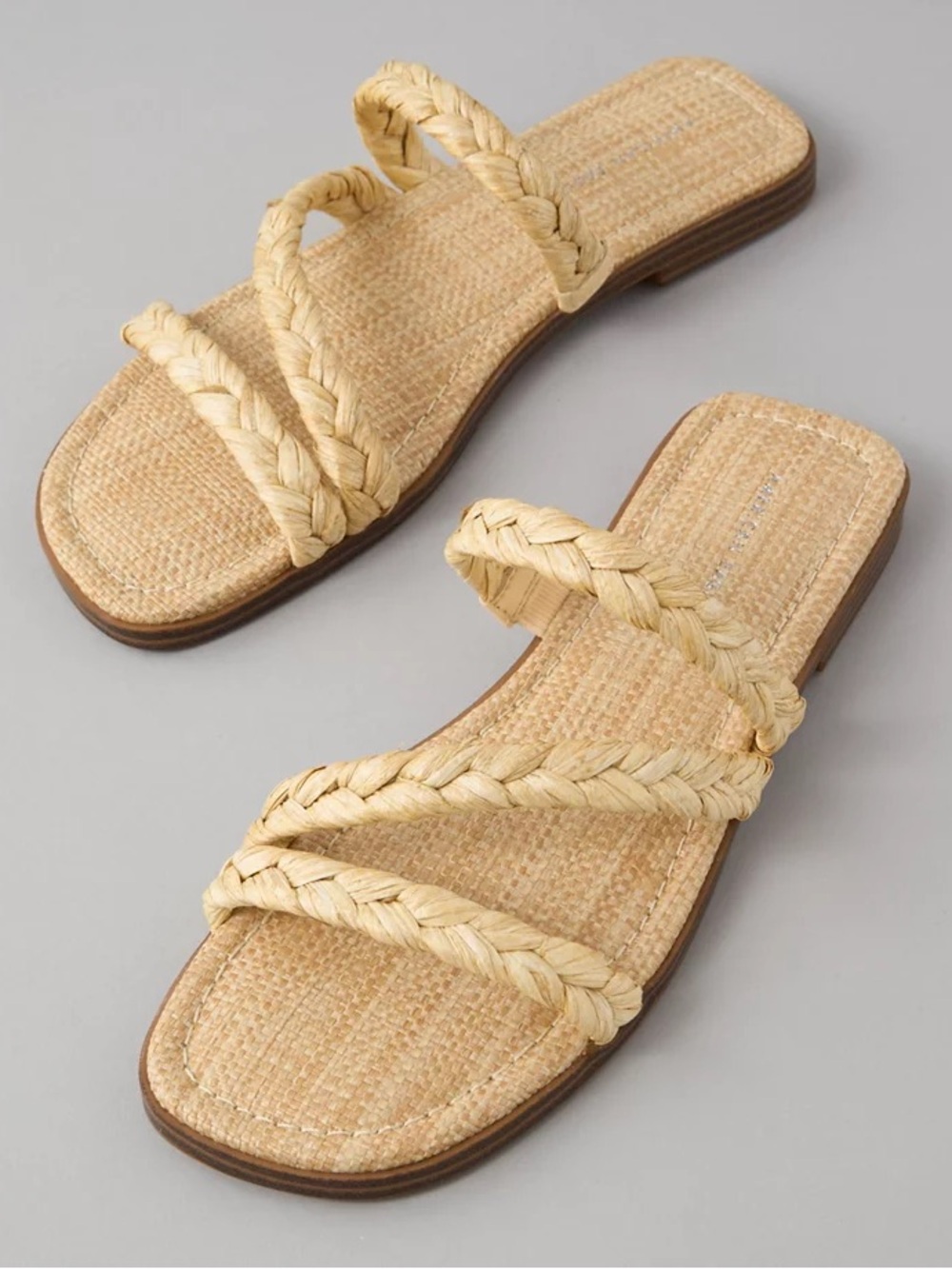 AEO // Raffia Braided Slide Sandal